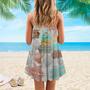 Beach With Colorful Seashell - Summer Dress