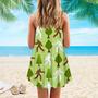 Bigfoot Sasquatch Green Forest Spaghetti Strap Summer Dress