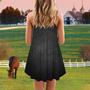 Black White Horse So Cool - Summer Dress