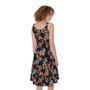 Blossom Flower Butterfly Print Sleeveless Knee Length Dress