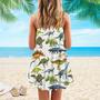 Breeds Of Dinosaurs Spaghetti Strap Summer Dress