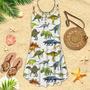 Breeds Of Dinosaurs Spaghetti Strap Summer Dress