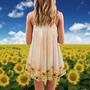 Butterfly And Sunflower Loves Summer - Summer Dress