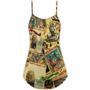 Cat Amazing Pilot Vintage Style - V-Neck Sleeveless Cami Dress