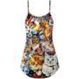 Cat Art Lover Cat Colorful Mixer - V-Neck Sleeveless Cami Dress