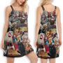 Cat Beautiful Cats Play Poker - Women's Sleeveless Cami Dress