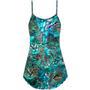 Cat Blue Art Lover Cat Colorful Style - V-Neck Sleeveless Cami Dress