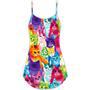 Cat Colorful Little Cute Kitten Happy Life - V-Neck Sleeveless Cami Dress