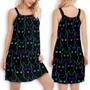 Cat Cute Little Cat Neon Style - Women's Sleeveless Cami Dress