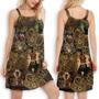 Cat Love Machine Vintage - Women's Sleeveless Cami Dress