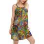 Cat Lovely Amazing Colorful - Women's Sleeveless Cami Dress