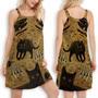 Cat Put Your Paws Up - Women's Sleeveless Cami Dress