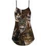 Cat Streampunk Vintage Style - V-Neck Sleeveless Cami Dress