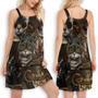 Cat Streampunk Vintage Style - Women's Sleeveless Cami Dress