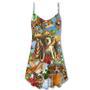 Chihuahua Dog Lover Christmas - V-Neck Sleeveless Cami Dress