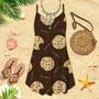 Chocolate Chip Cookies Spaghetti Strap Summer Dress