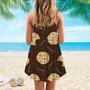 Chocolate Chip Cookies Spaghetti Strap Summer Dress