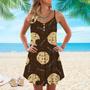 Chocolate Chip Cookies Spaghetti Strap Summer Dress