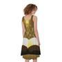 Christian Holy Bible Print Sleeveless Knee Length Dress