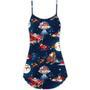 Christmas Astronaut Santa Claus - V-Neck Sleeveless Cami Dress