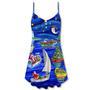 Christmas Coming Starry Night - V-Neck Sleeveless Cami Dress