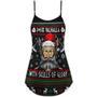 Christmas Deck Valhalla With Skull Of Glory - V-Neck Sleeveless Cami Dress