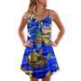 Christmas Fishing Lover Amazing Happiness - V-Neck Sleeveless Cami Dress