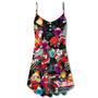 Christmas Guitar Music And Santa Merry Very Xmas - V-Neck Sleeveless Cami Dress