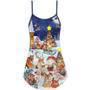 Christmas Happy Animals Funny Love Xmas - V-Neck Sleeveless Cami Dress