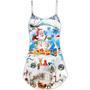 Christmas Have A Sparkling New Year - V-Neck Sleeveless Cami Dress