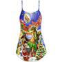 Christmas Hawaii The Aloha Merry Xmas - V-Neck Sleeveless Cami Dress