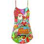 Christmas Hippie Santa Bus Peace - V-Neck Sleeveless Cami Dress