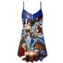 Christmas Jesus Is The Best Gift Ever - V-Neck Sleeveless Cami Dress