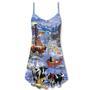 Christmas Love Farm Happy Life - V-Neck Sleeveless Cami Dress