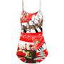 Christmas Love Music Happy Life - V-Neck Sleeveless Cami Dress