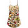 Christmas Merry Xmas Love Beer - V-Neck Sleeveless Cami Dress