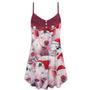 Christmas Piggies Funny Xmas Is Coming Art Style - V-Neck Sleeveless Cami Dress