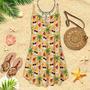 Christmas Santa Classic Spaghetti Strap Summer Dress