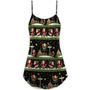 Christmas Santa Claus Big Night - V-Neck Sleeveless Cami Dress