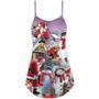 Christmas Santa Claus Build Snowman Gift For You - V-Neck Sleeveless Cami Dress