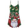 Christmas Santa Claus Lover Joy - V-Neck Sleeveless Cami Dress