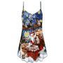 Christmas Santa Coming For You - V-Neck Sleeveless Cami Dress