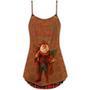 Christmas Santa Cowboy Vintage Style - V-Neck Sleeveless Cami Dress