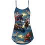 Christmas Santa Gun Fight In Xmas - V-Neck Sleeveless Cami Dress