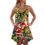 Christmas Santa Is Coming To You - V-Neck Sleeveless Cami Dress