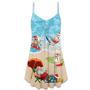 Christmas Santa Play On Beach - V-Neck Sleeveless Cami Dress