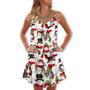 Christmas Snowman Family Happy Christmas - V-Neck Sleeveless Cami Dress