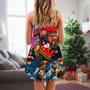 Christmas Spreading Love Santa - V-Neck Sleeveless Cami Dress