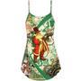 Christmas Steampunk Santa Clause - V-Neck Sleeveless Cami Dress