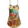 Christmas Tiki Mele Kalikimaka From Hawaii - V-Neck Sleeveless Cami Dress